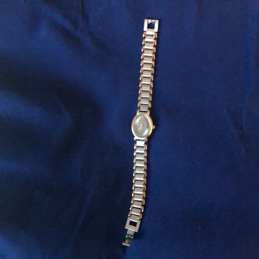 Ladies Citizen Watch Silver-toned- Gold trim